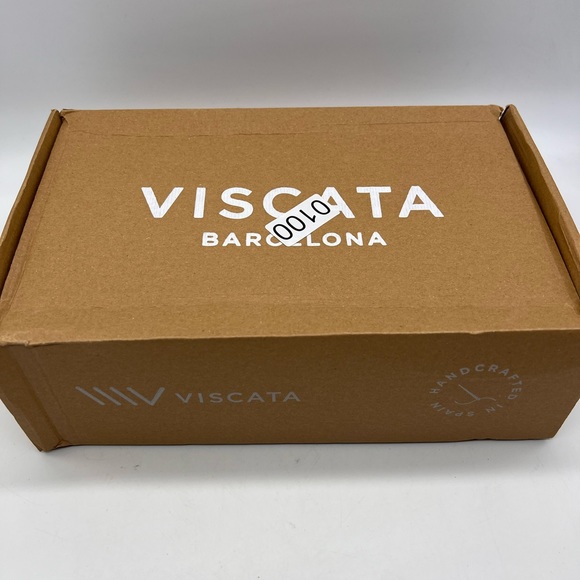 Viscata Peratallada Espadrille Canvas Wedges Spain Handmade 3 ½” Heel Women's 9 - Picture 16 of 16